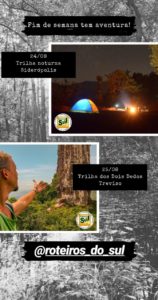 Fim de semana das trilhas e aventura!