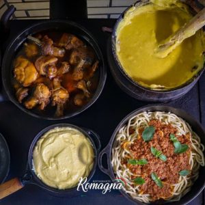 Comida com gostinho especial do Restaurante Romagna