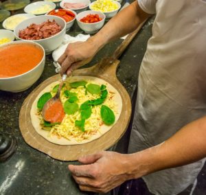 Pizza para viagem da Casa do Chico