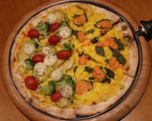 Oito sabores de pizzas veganas para saborear na Casa do Chico