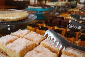 Mesa farta do Caffè di Nonna