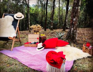 Piquenique personalizado é um dos diferenciais da Pousada Sítio Raízes